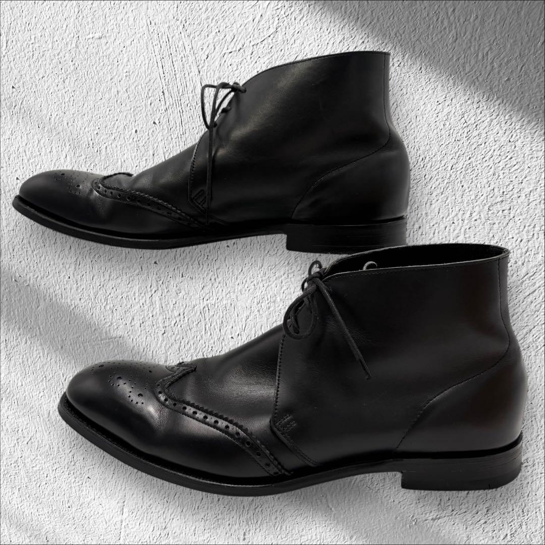 【美品】Alfred Sargent チャッカブーツ　ウィングチップ