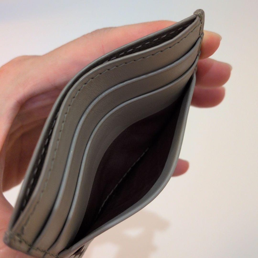 ボッテガヴェネタ イントレチャート カードケース グレージュ