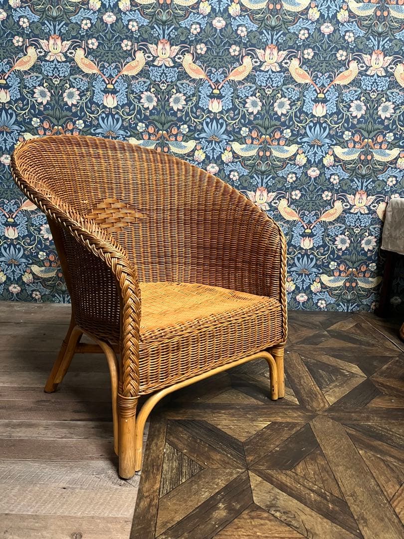 籐 ラタン 椅子 ロイドルームチェア シングル ソファ アジアン インテリア