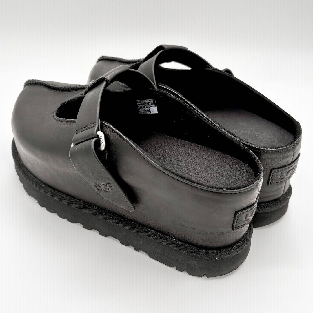 ✨極美品✨ UGG アグ サボ ミュール ブラック 本革 24 m