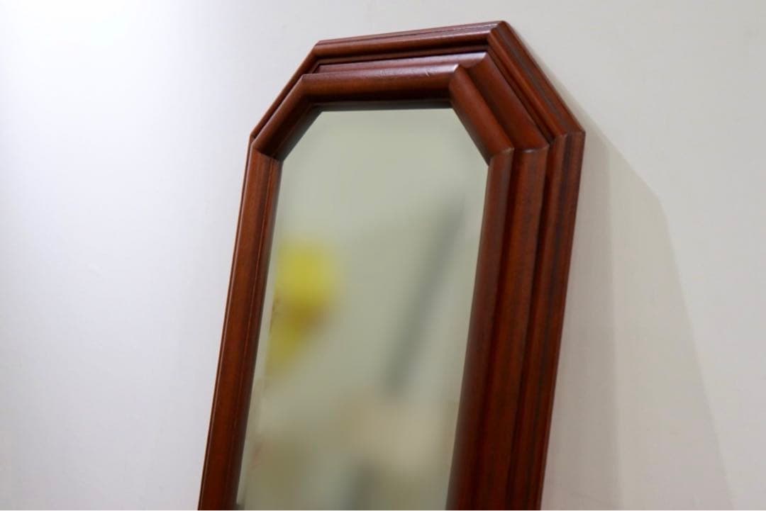 GMHO129○西洋 アンティーク イタリア ウォールミラー 姿見 全身鏡 壁