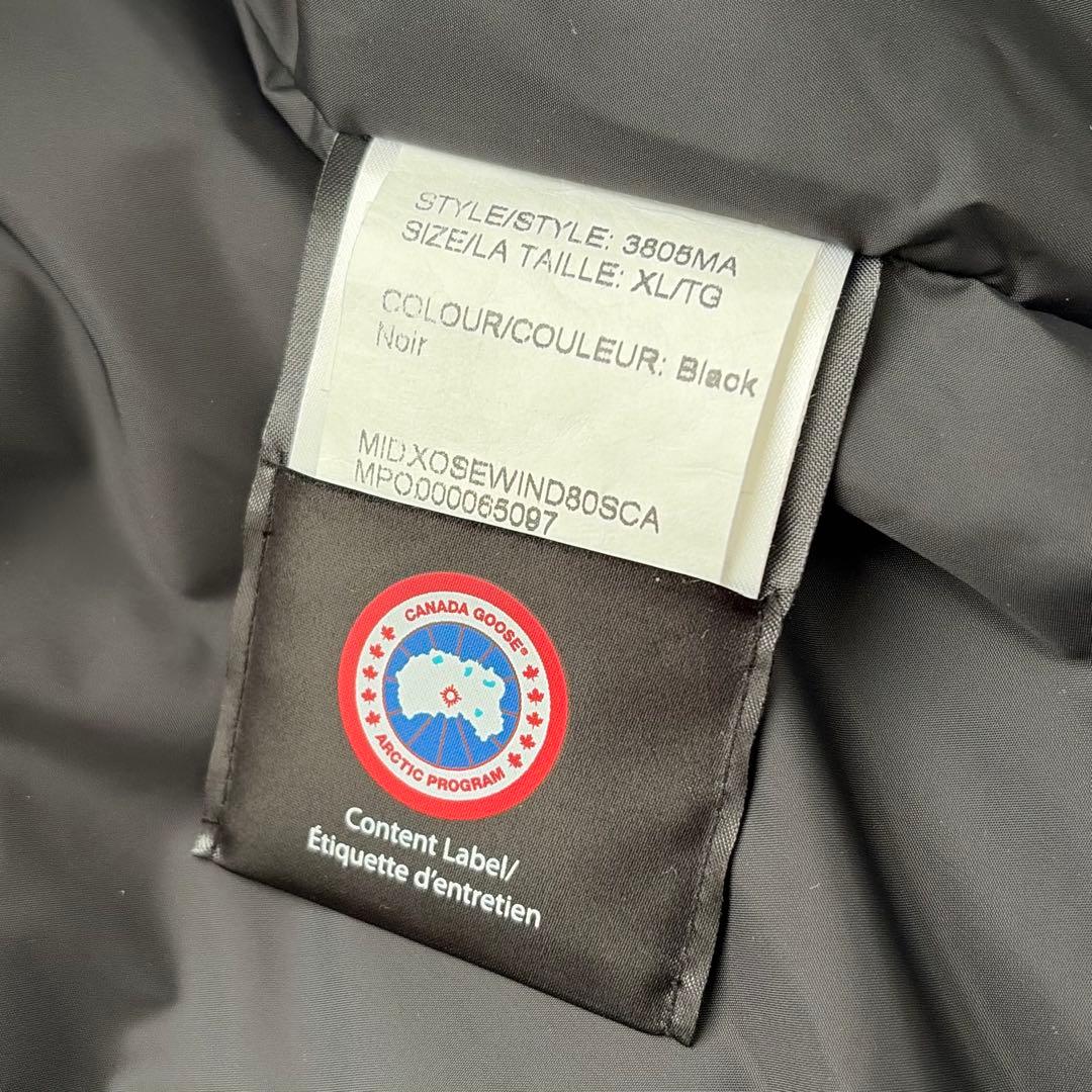 【新品同様✨XL!!】カナダグース　カーソン　ダウン　2way 黒　国内正規品