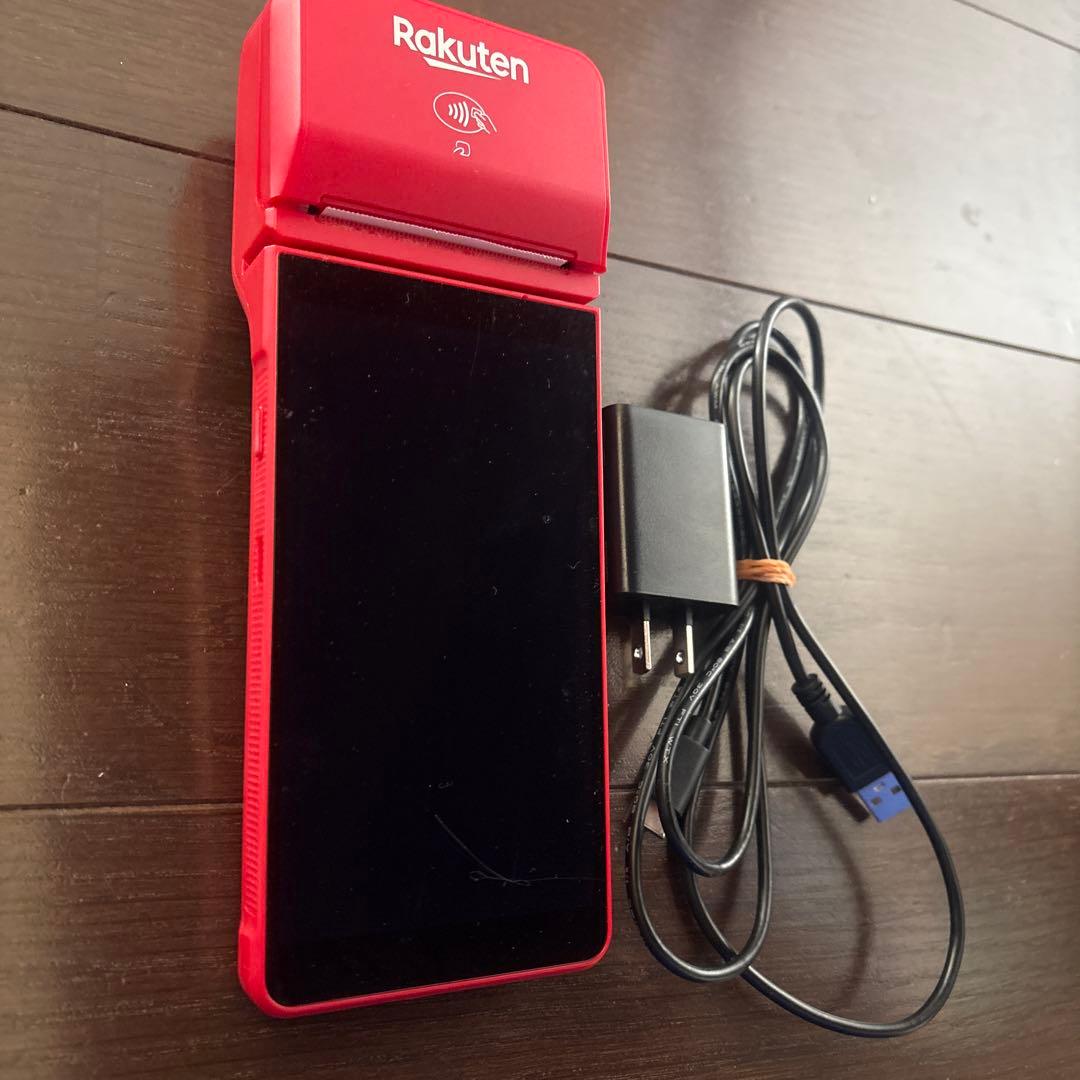 楽天ペイ ターミナル 本体 赤レッド　決済端末