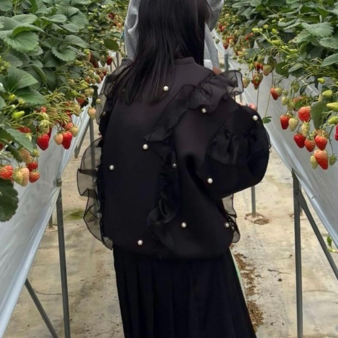 【値下げ◎】MARRY ME BABY PEAL TULLE TOPS