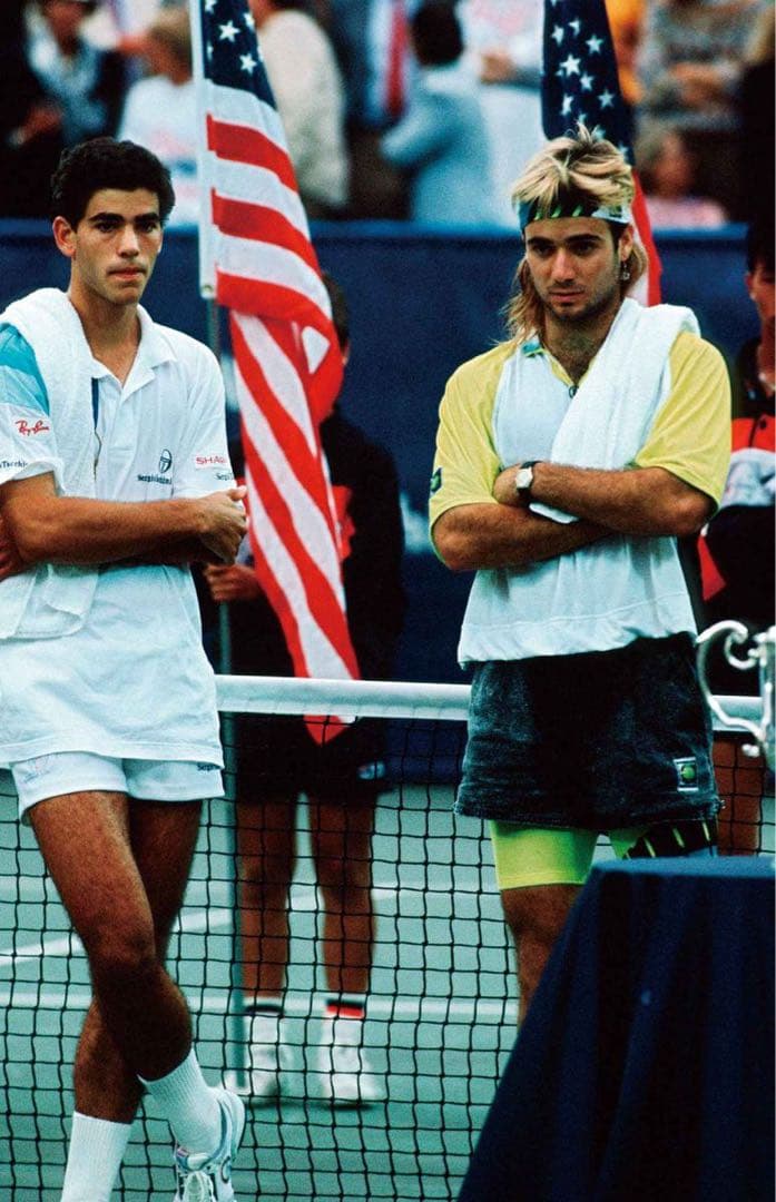 ハルピーNIKE チャレンジコート　デニム　ショートパンツ　アガシ