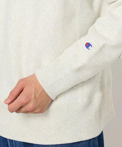 チャンピオン 別注 R/W エルボーパッチ クルーネックスウェット
