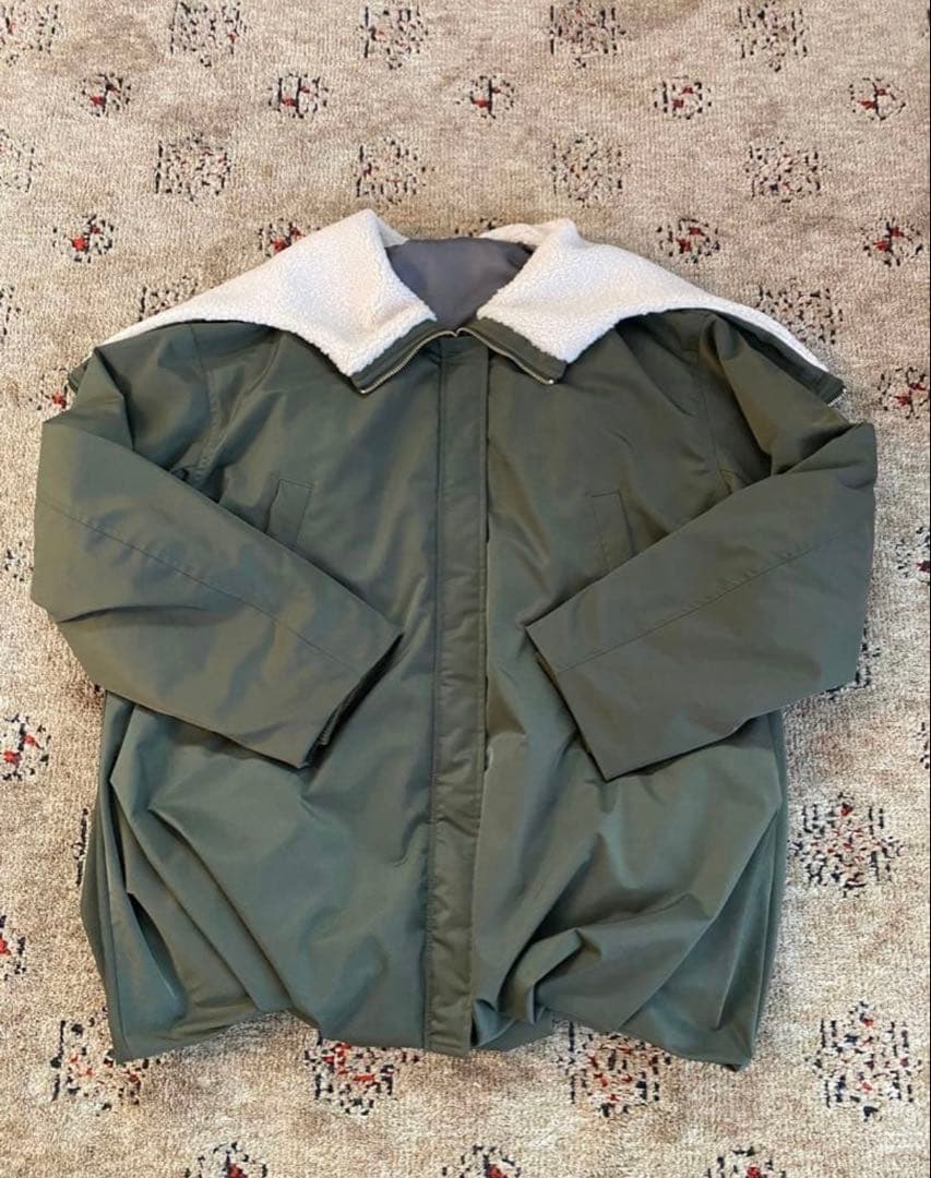 CLANE BALLOON DESIGN HOODED N3B カーキ　M