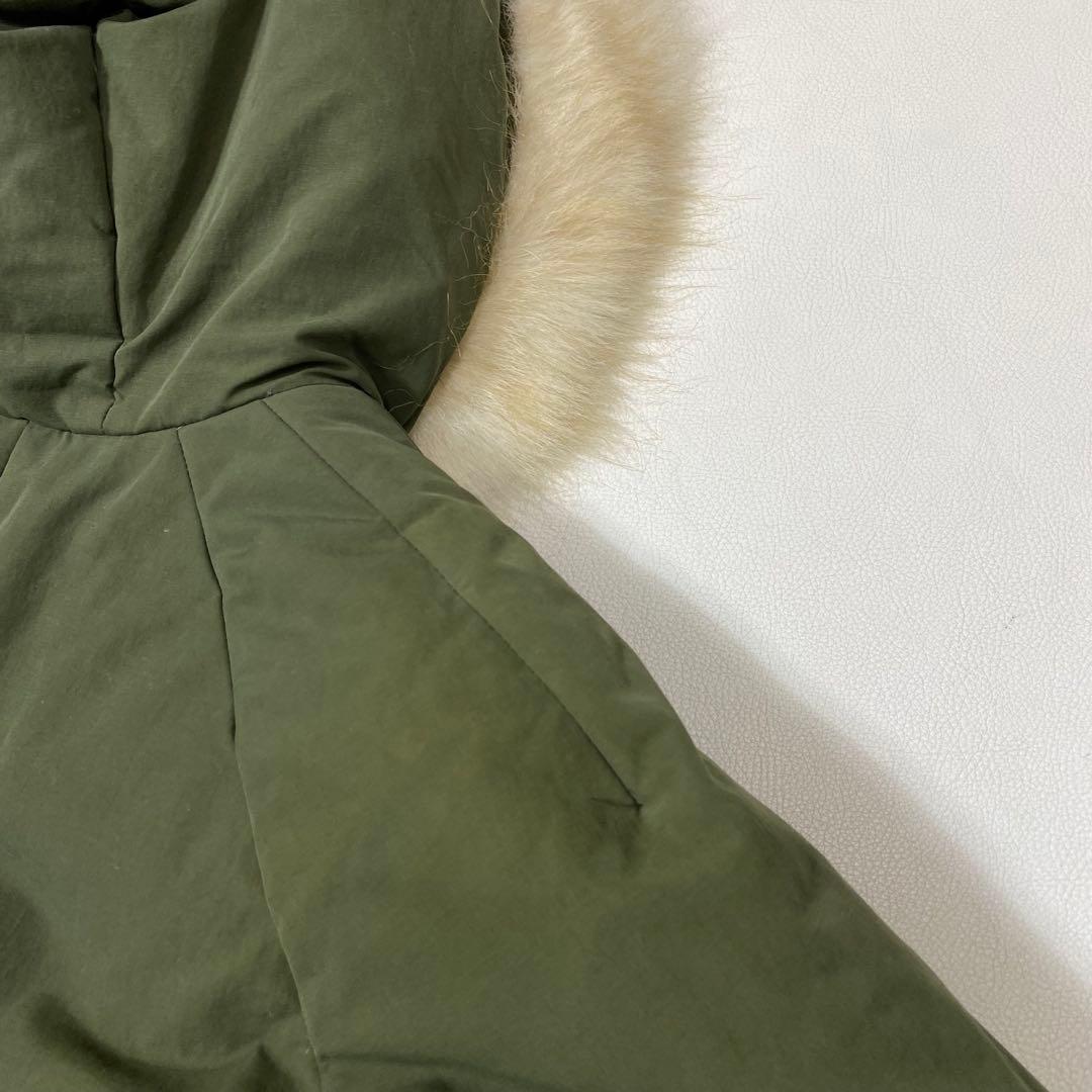 ⚫︎90s OZONE COMMUNITY ファー付き ダウンコート モッズコート