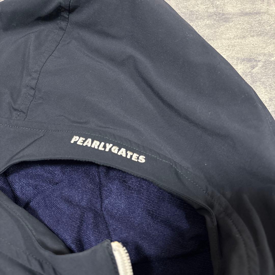 パーリーゲイツ 2WAY ブルゾン ジャケット ベスト ネイビー 中綿 刺繍ロゴ