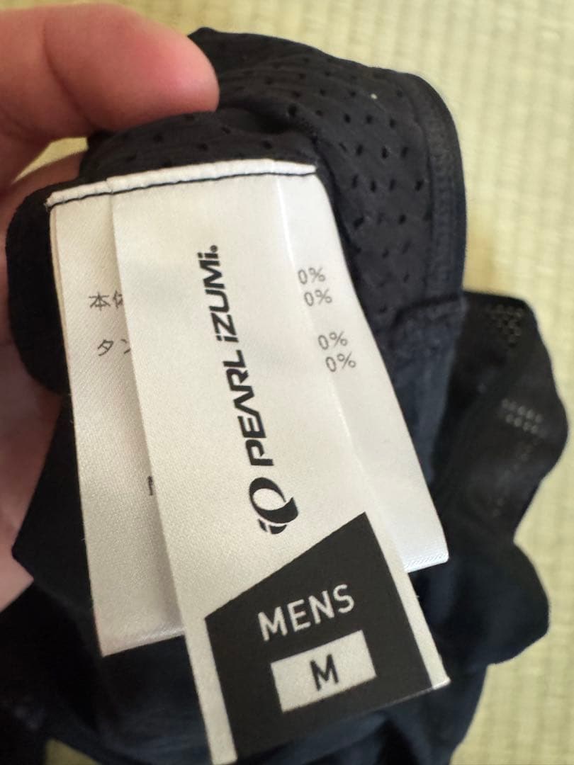 パールイズミ　コールドシェイド　ビブタイツ ブラック　M