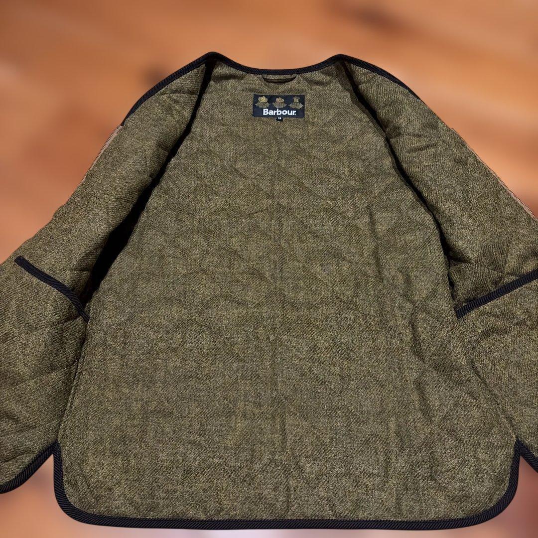 Barbour キルティングライナー 38