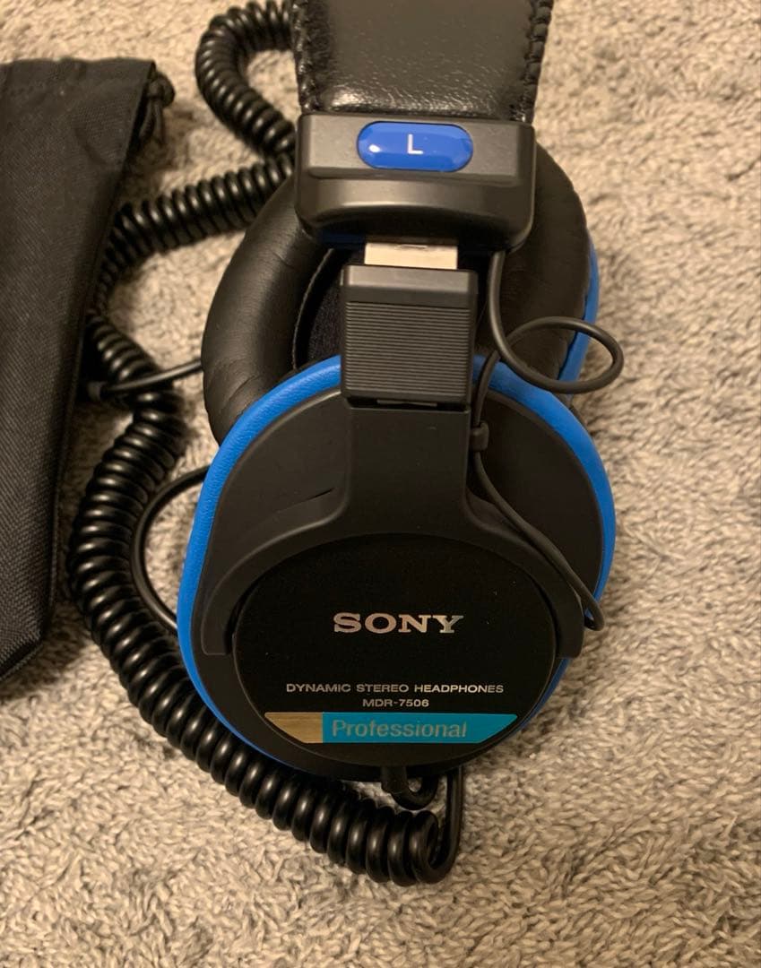 【数回使用】SONY MDR-7506 スタジオモニター ヘッドフォン