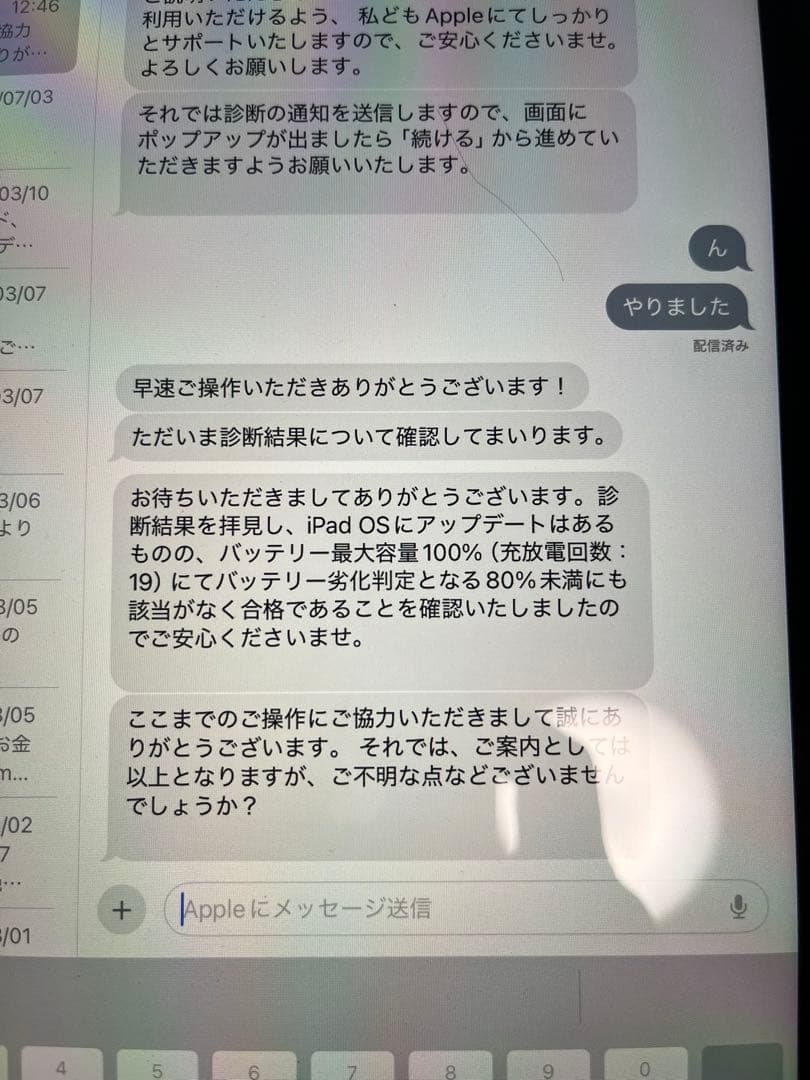 Apple iPad 第10世代 256gb バッテリー最大容量100%