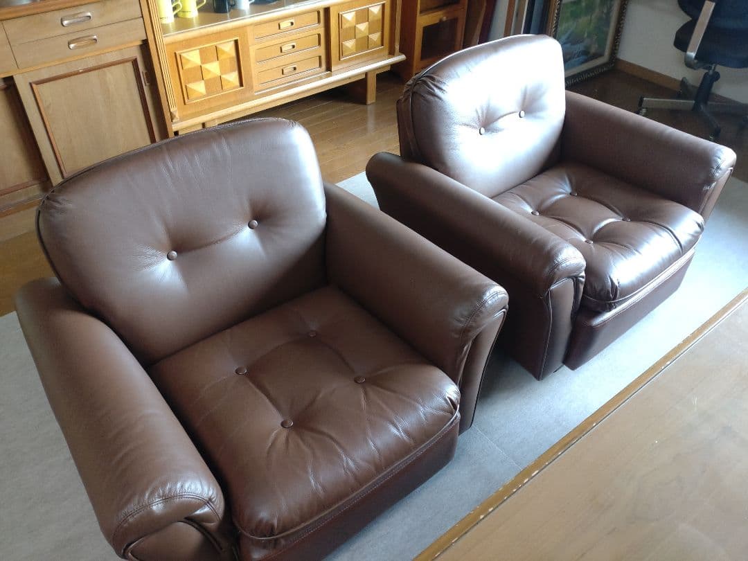 ジョー　シングルソファ　本革