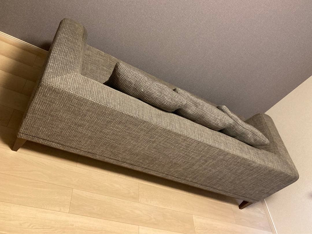 こがね　藤栄　FUJIEI エヴァンソファ　グレー　3人掛けソファ