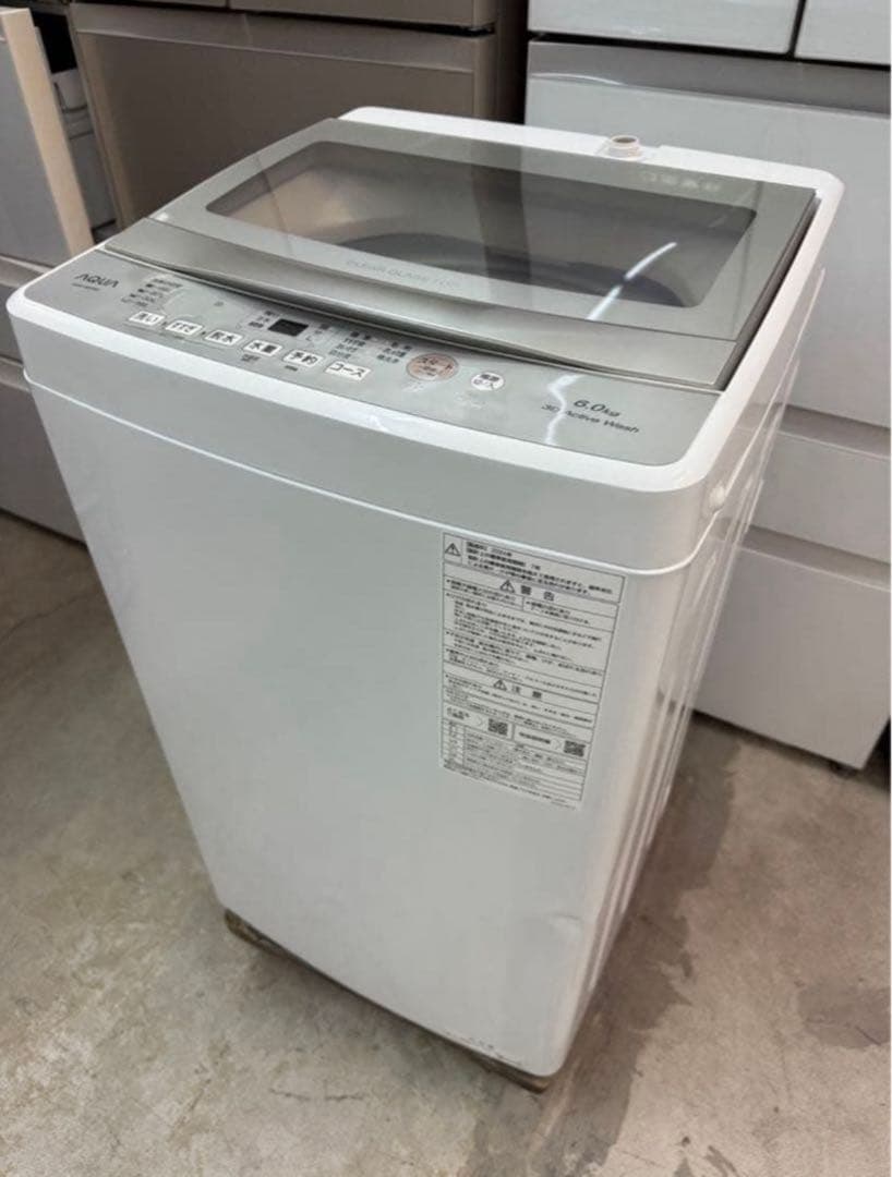 【高年式】 2024年式 6kg AQUA 洗濯機 AQW-S6P