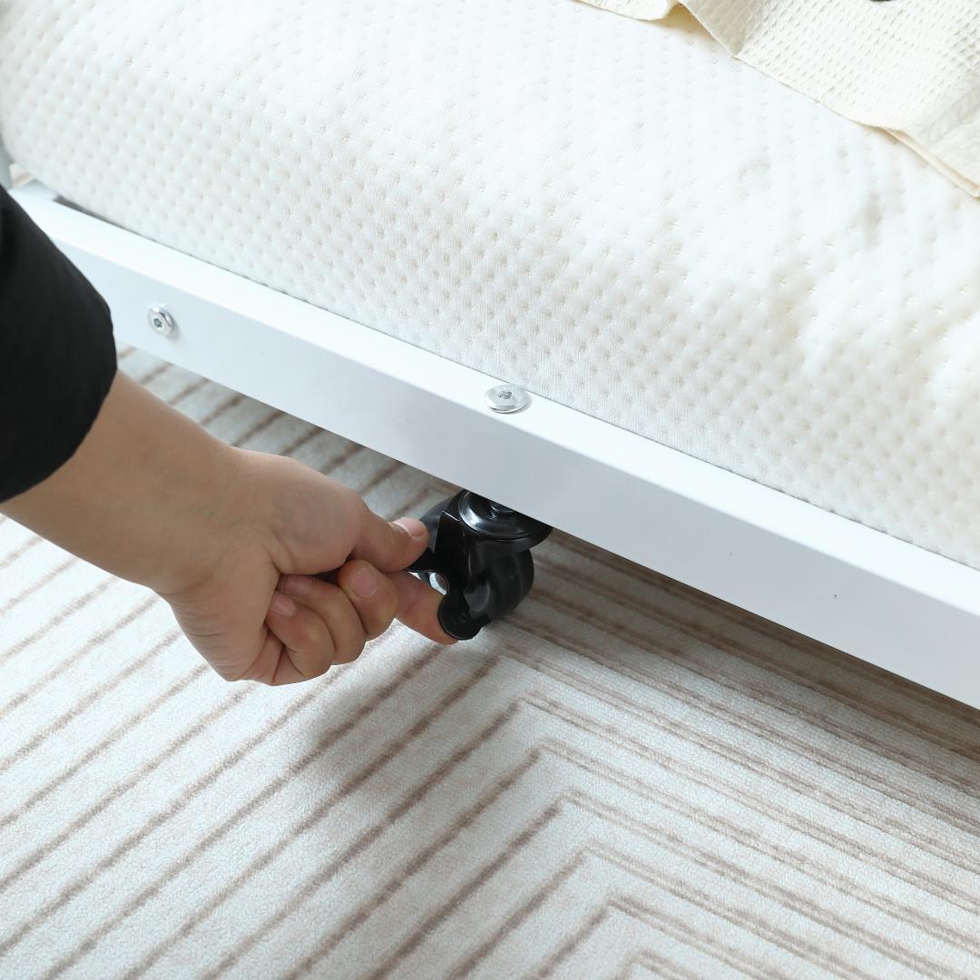 超人気✨！【高さ110cm】ロフトベッド 収納 北欧風 一人暮らしWHITE