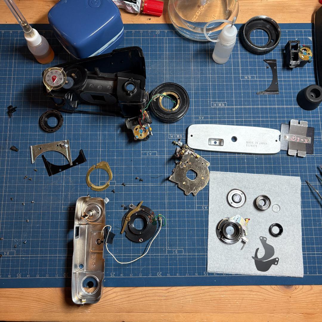 OLYMPUS PEN EE-3ブルー【整備済完動品】