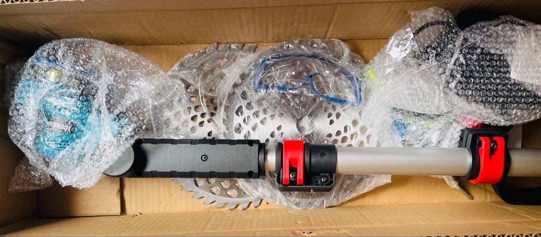 充電式 草刈り機 ブロワー 18V 互換 6Ahバッテリ1個 23-25cm刃幅