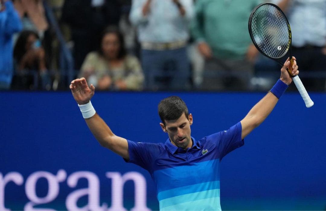 美品 ラコステ ジョコビッチ ポロシャツ ゲームシャツ テニス Mサイズ相当 青