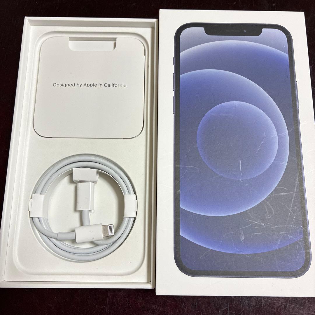 iPhone12 128GB ブラック（背面割れ）