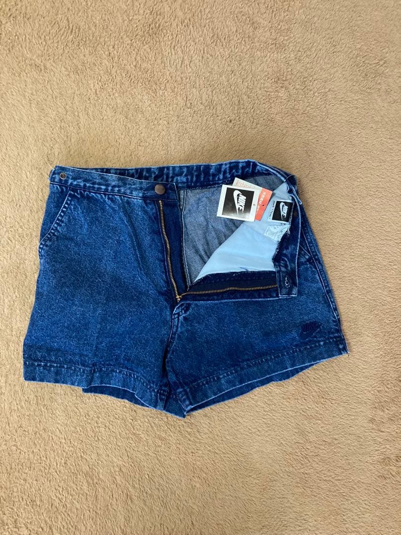 デッドストックNikeアガシvintageナイキ90年代デニムショーツ90s