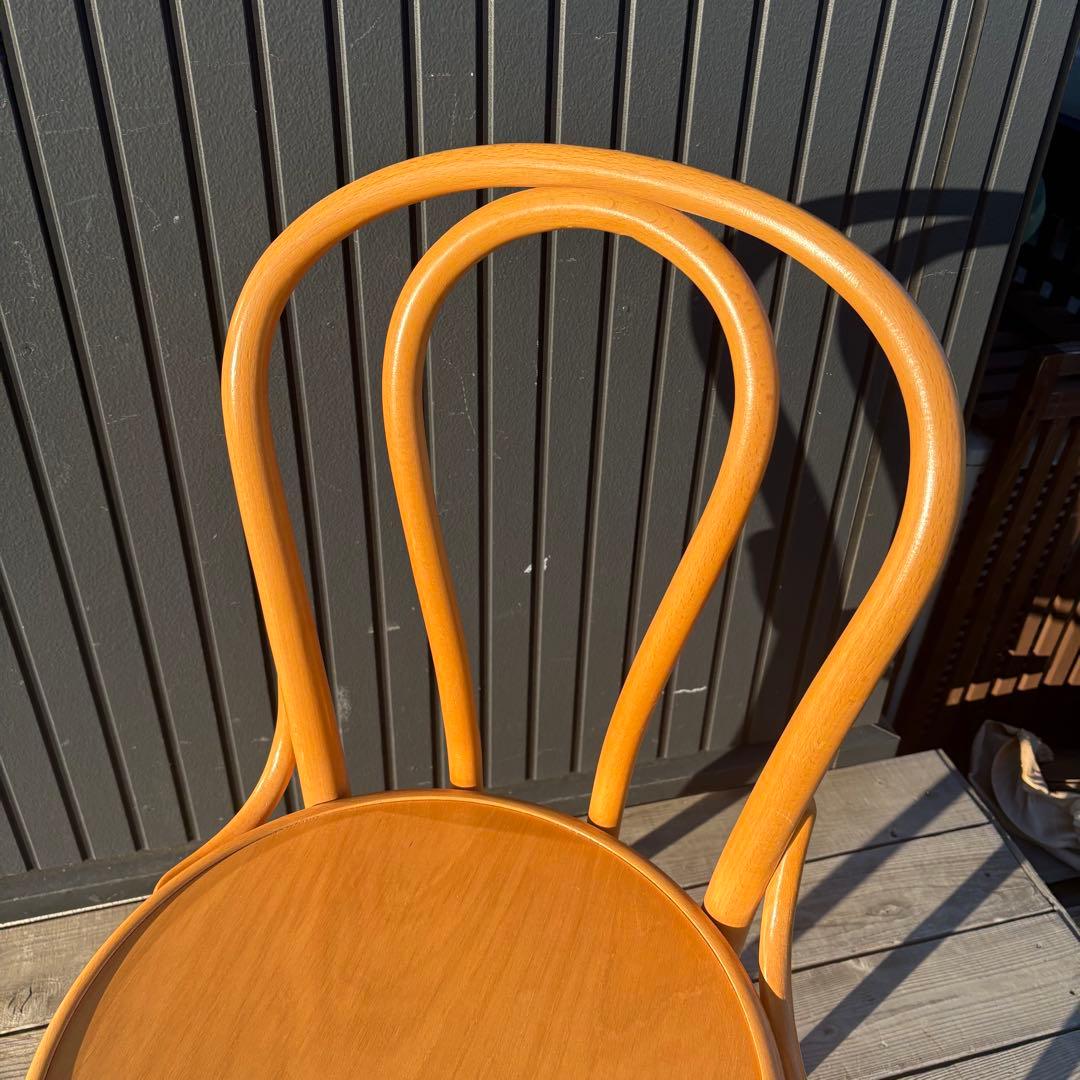 北欧レトロ CRES 木製 ベントウッドチェア ダイニングチェア 曲木 カフェ