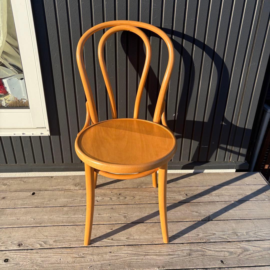 北欧レトロ CRES 木製 ベントウッドチェア ダイニングチェア 曲木 カフェ