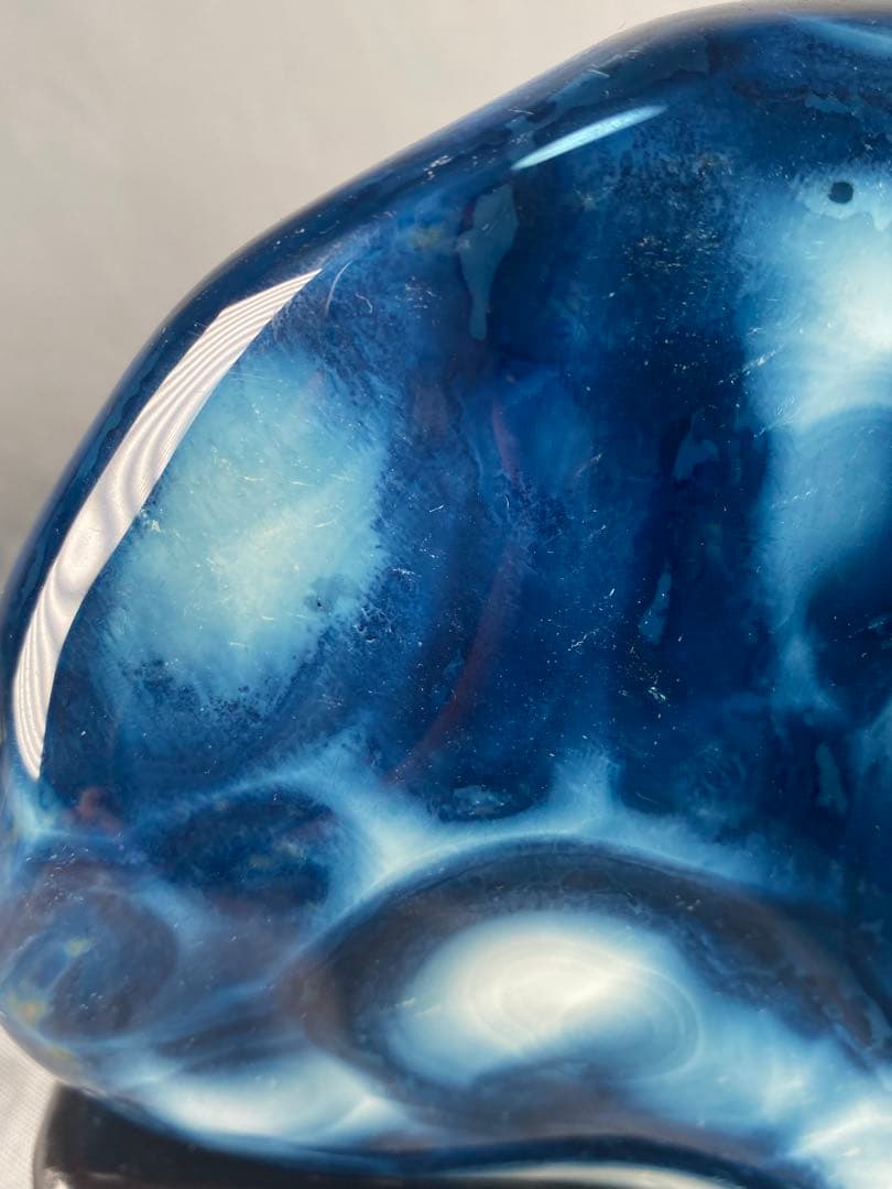 2631❣️ ブルー　メノウ　瑪瑙 天然石 ジャスパー　希少