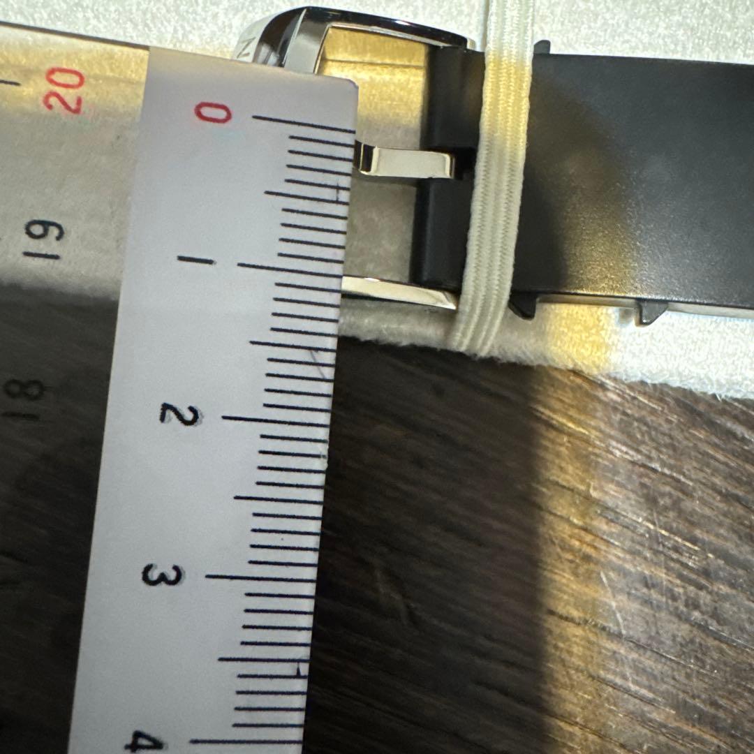 ルイ・ヴィトン ブラックラバーベルト　正規品