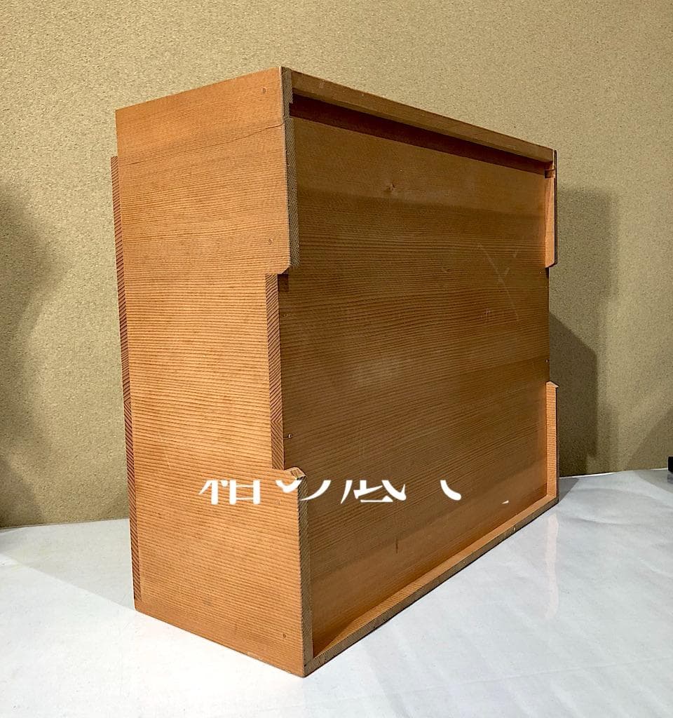 輪島塗　半月膳　五客　共箱。