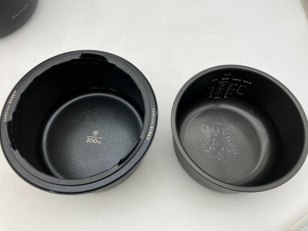 BALMUDA The Gohan 電気炊飯器　KO3A-BK