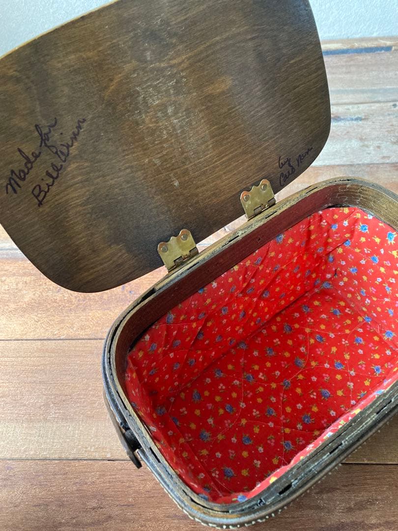 キノコ 木製バスケット　カゴバッグ