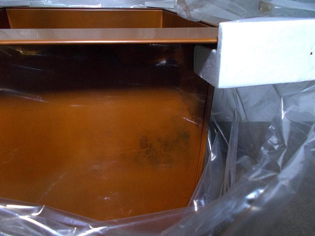 茶道具 炉壇 炉おとし おまけで炉縁/真塗/松笠 送料込み