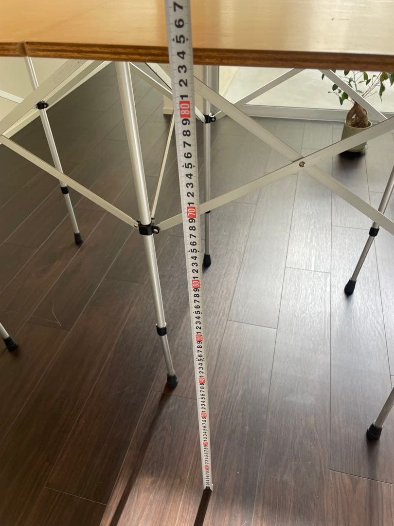 スノーピーク 折りたたみテーブル 円形　キッチンテーブル