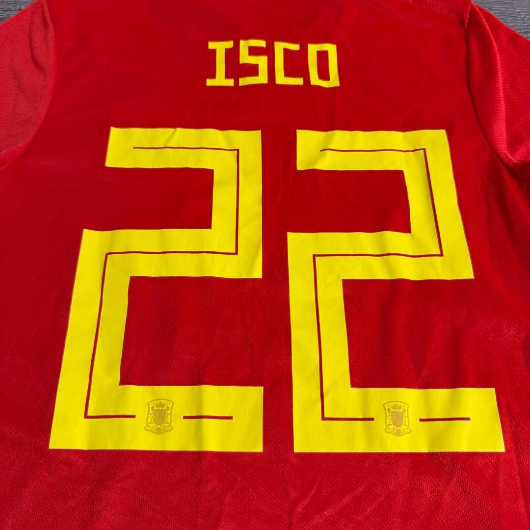 正規品 adidas スペイン代表 ISCO 18/19 ホーム ユニフォーム