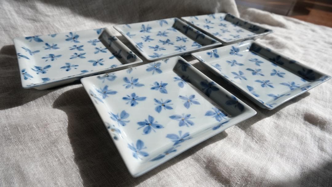 有田焼・古伊万里/舘林源右衛門・皿5枚/中古