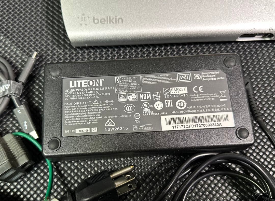 belkin ハブ Thunderbolt3 Express Dock HD