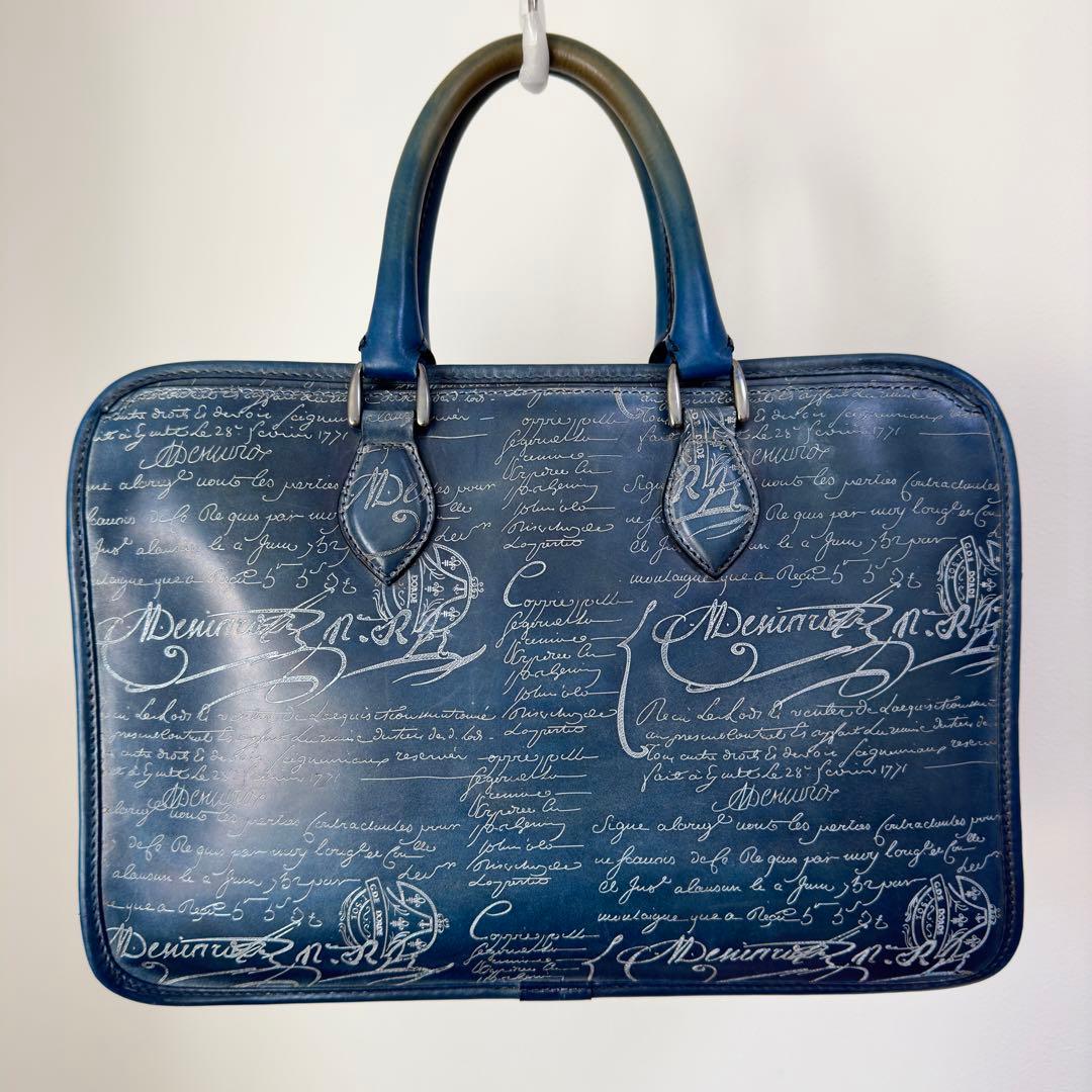 特注 定価65万 ベルルッティ アンジュールミニ スクリットレザーブリーフケース