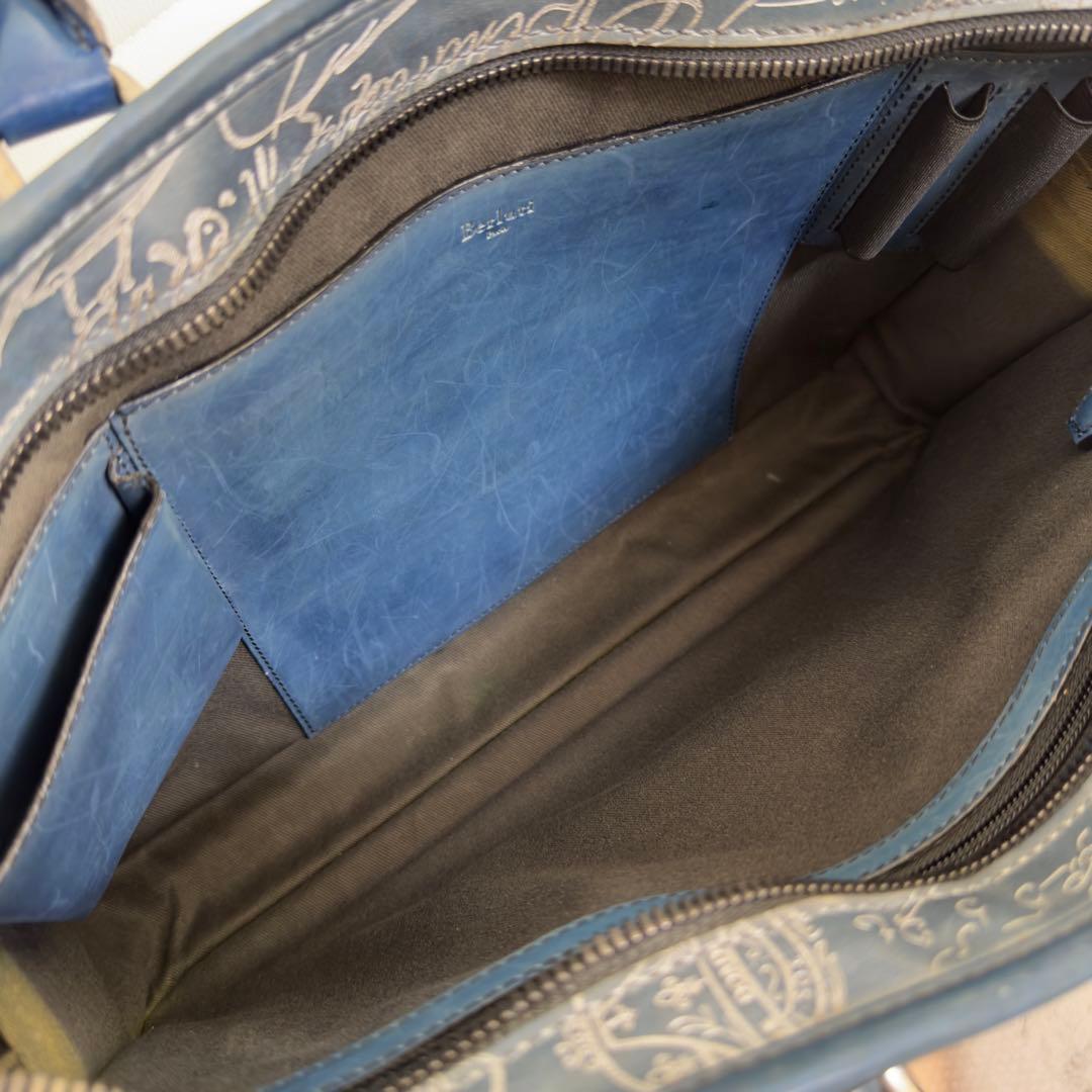 特注 定価65万 ベルルッティ アンジュールミニ スクリットレザーブリーフケース