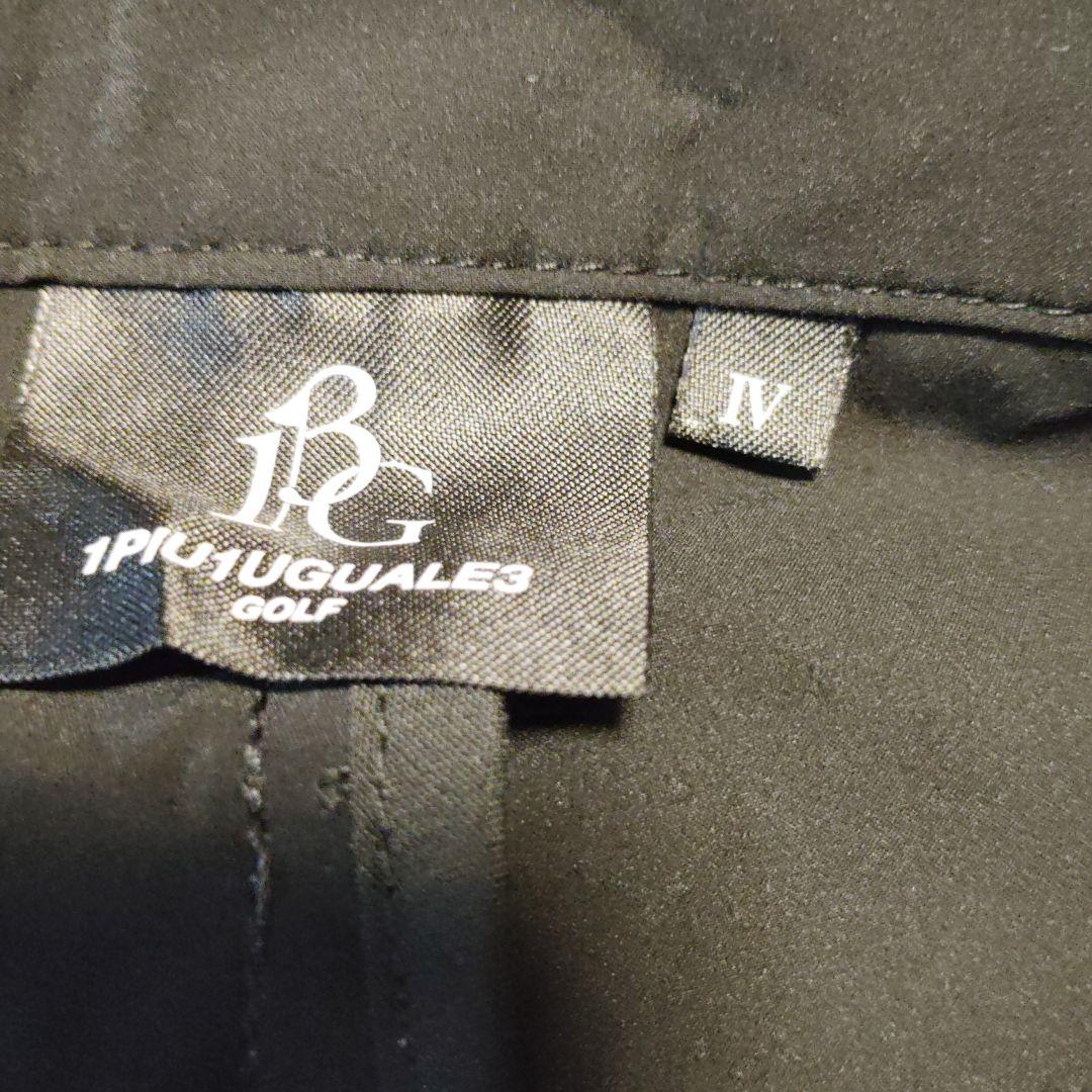 1PIU1UGUALE3 　GOLF 冬用ゴルフブラックパンツ　中綿ダウンパンツ