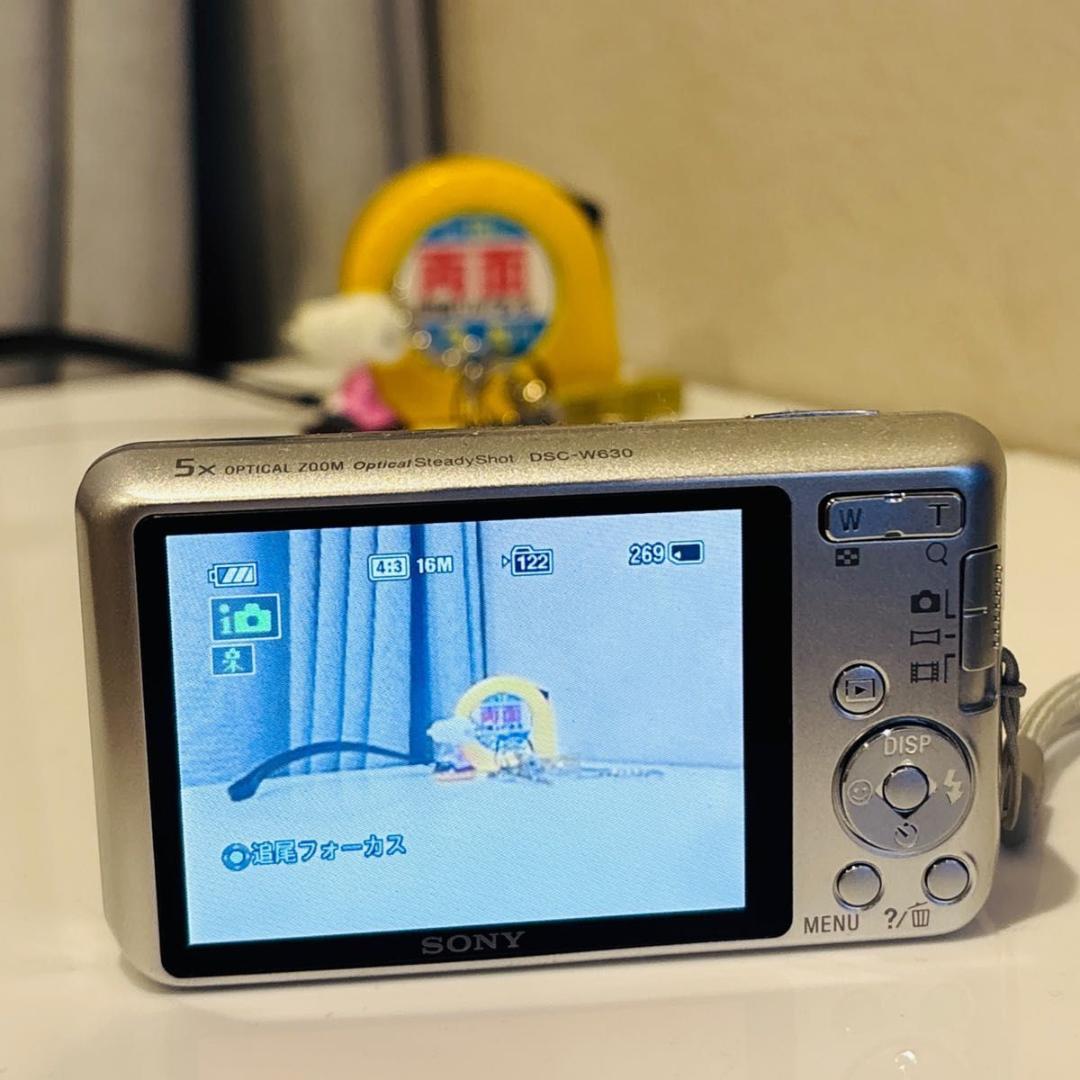 【超美品】SONY Cyber-shot DSC-W630 シルバー　美箱付き