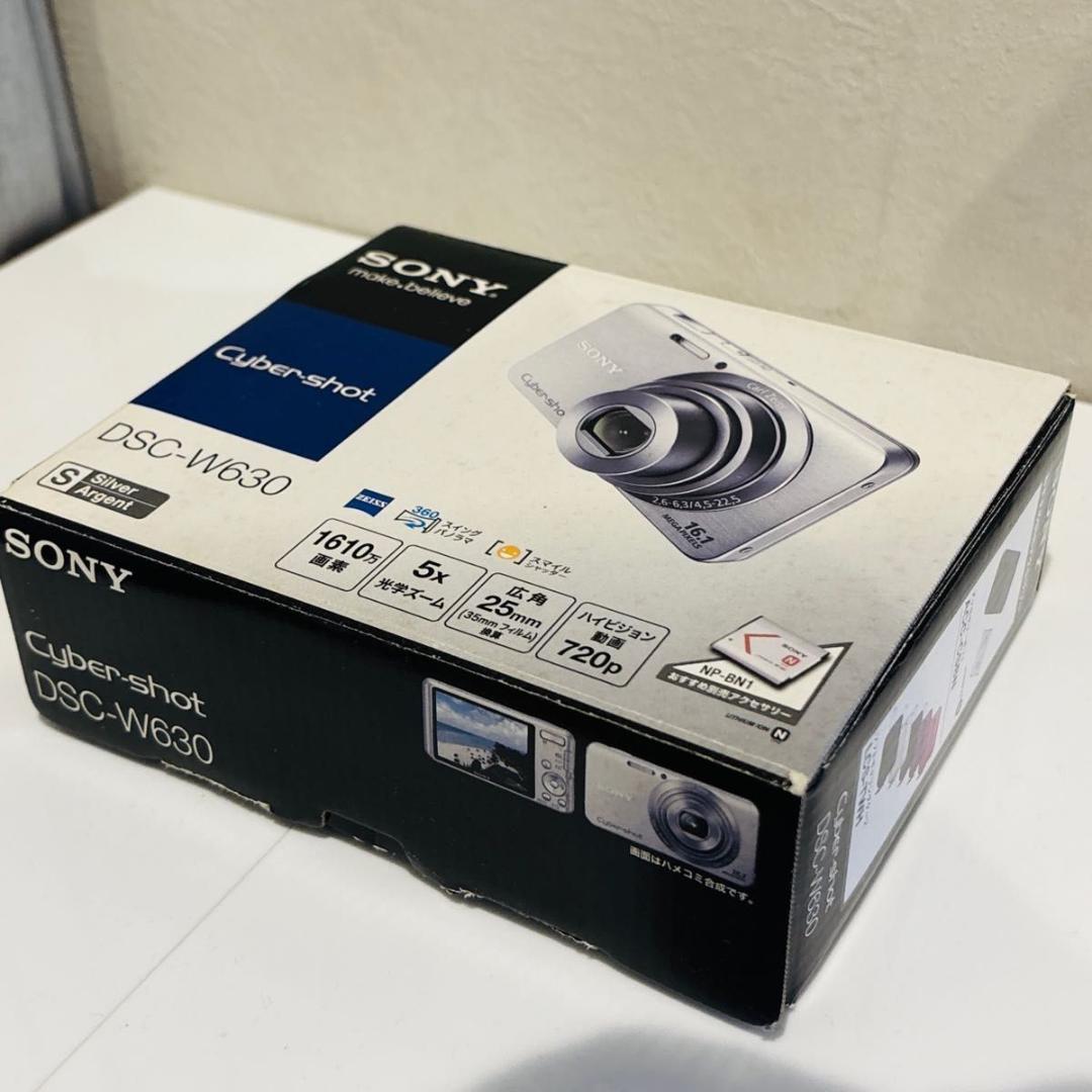 【超美品】SONY Cyber-shot DSC-W630 シルバー　美箱付き