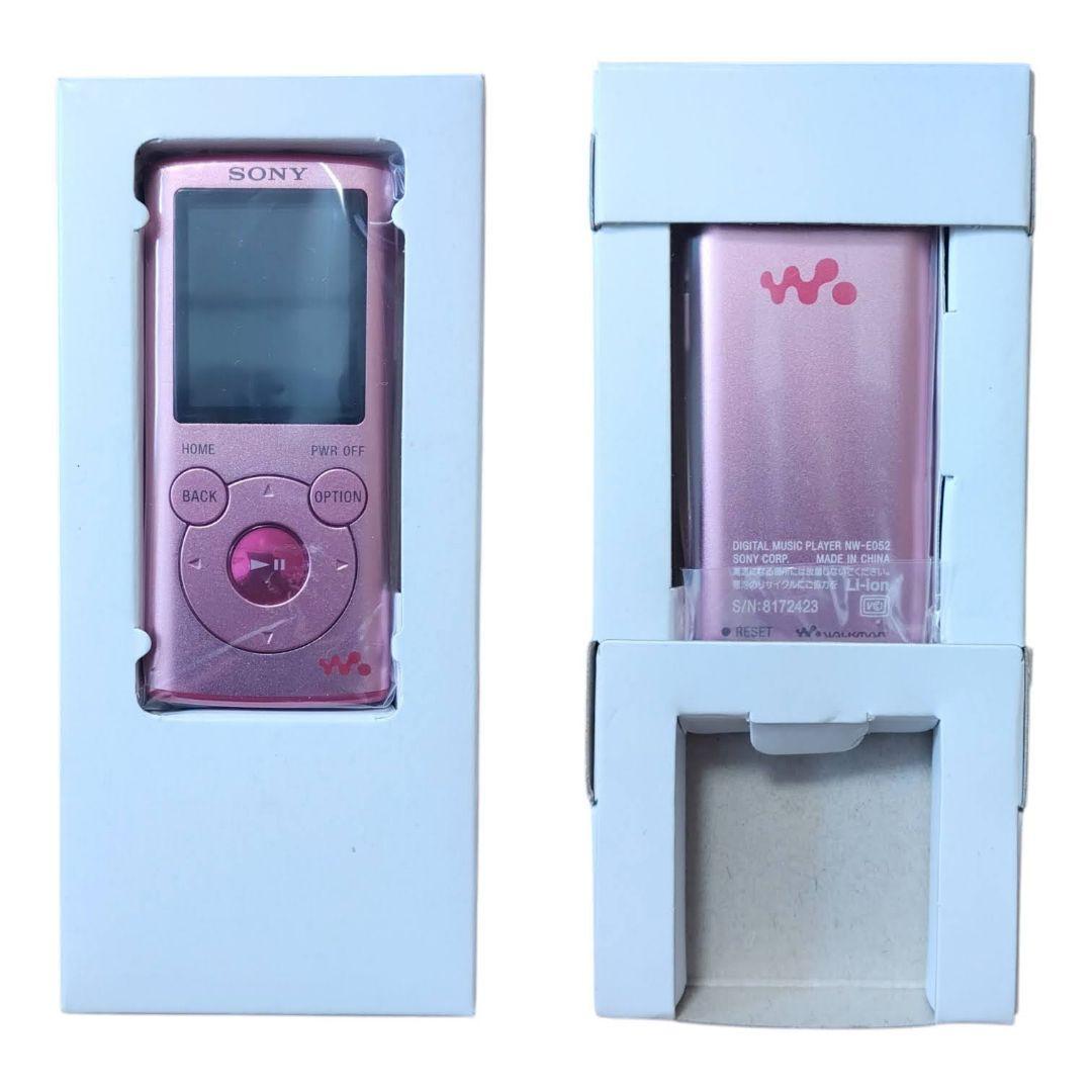 【未使用】ソニー　デジタルミュージックプレイヤー　ピンク　NW-E052K