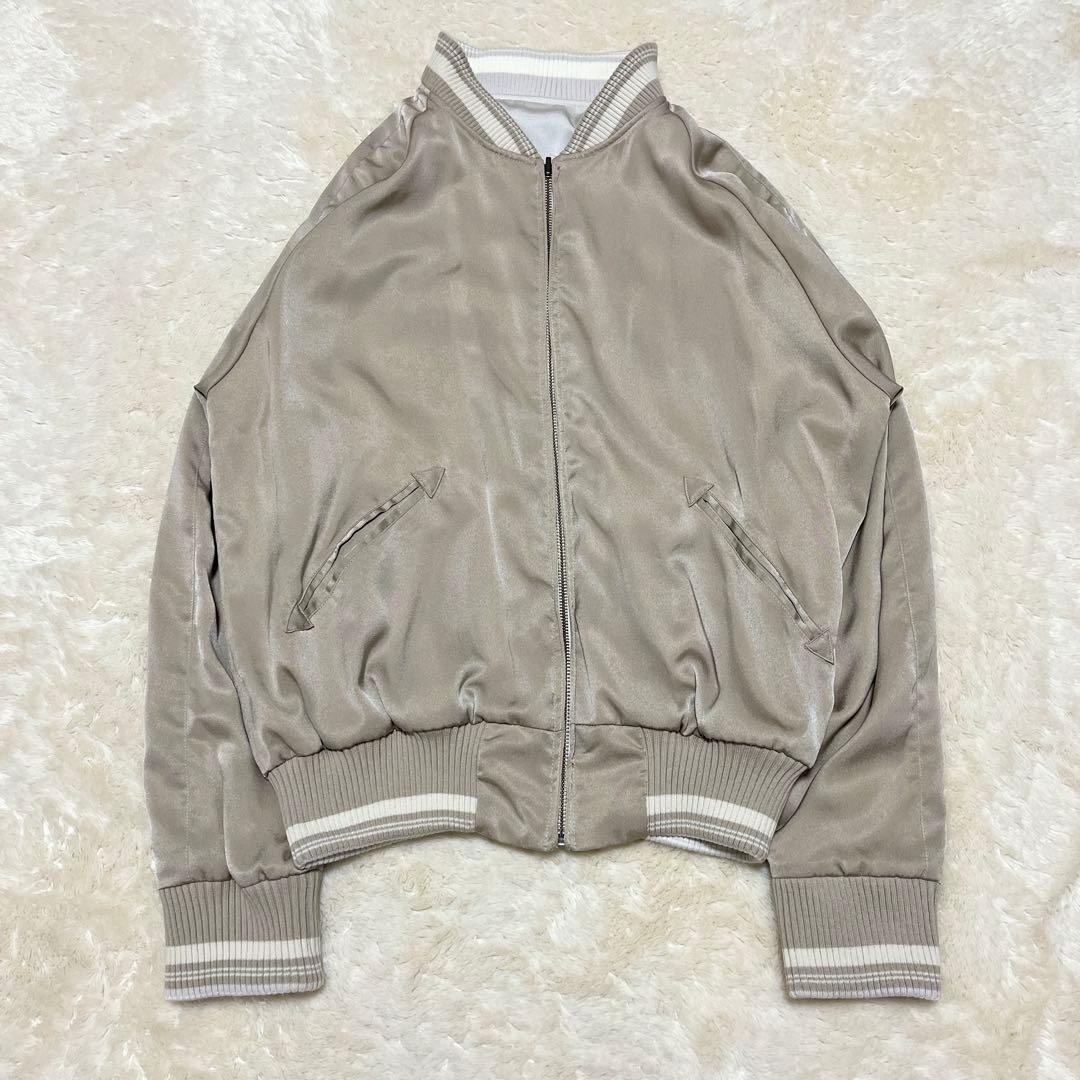 ✨希少色✨goa インディアン バッファロー刺繍 リバーシブル スカジャン