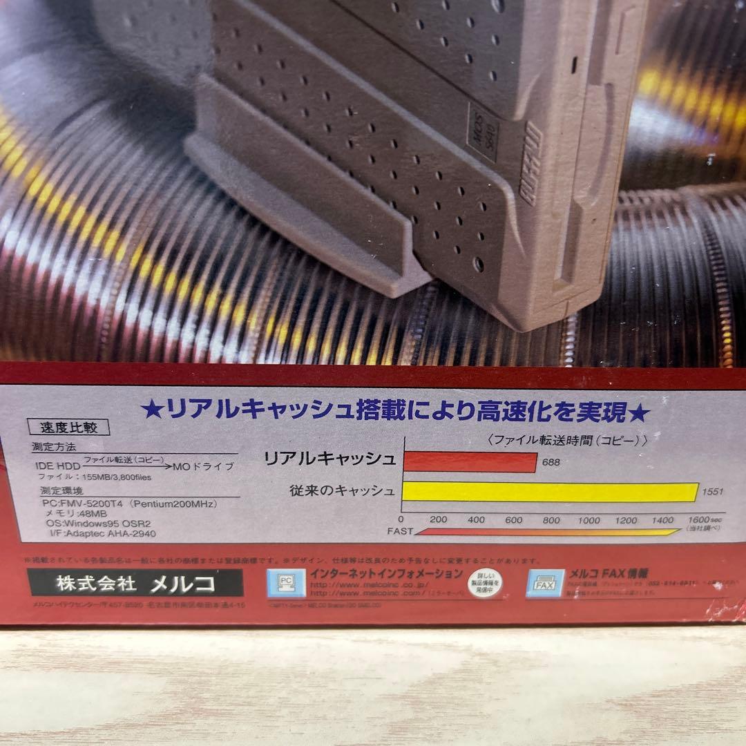 BUFFALO MO MOS-S640S SCSI-2 通電確認済み