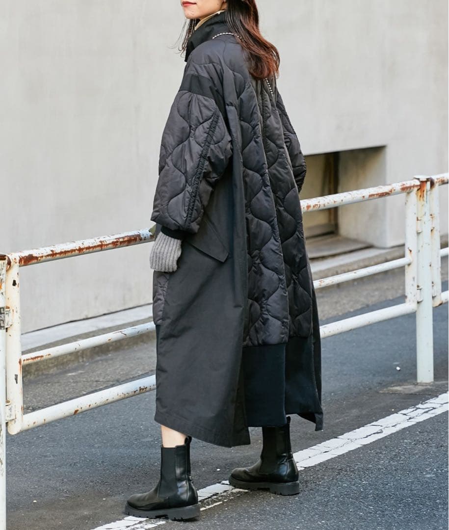 元値24000円！！【etsinta/エシンタ】切替マキシミリタリーコート