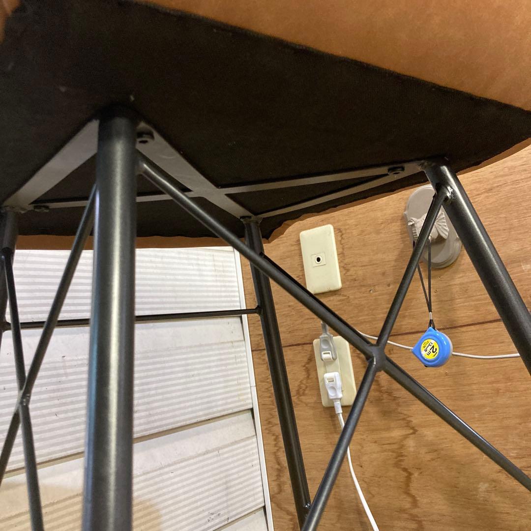 美品　ダイニングチェア　クラッシュゲートCrash Gate　ブラウン&キャメル