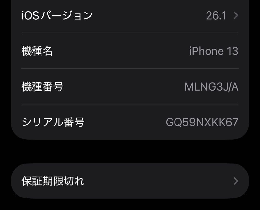 Apple iPhone 13 青 本体 充電ケーブル付き