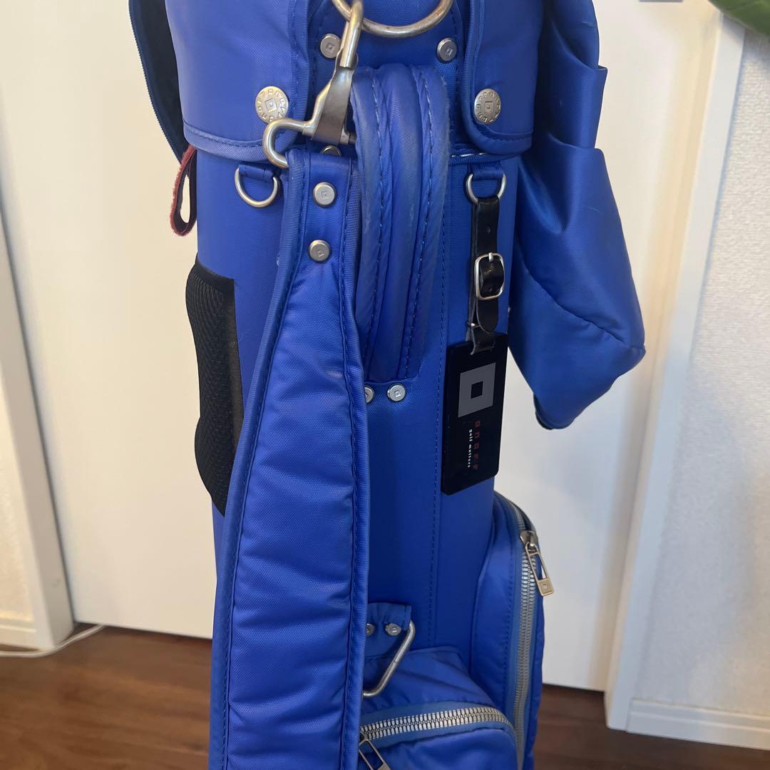 オノフ　青色 キャディバッグ ショルダーストラップ付き